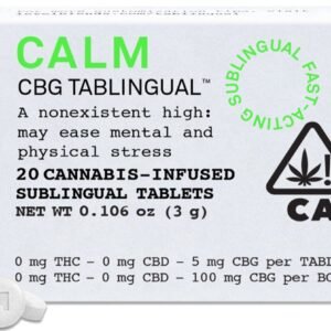 Tablingual Calm CBG Tablets