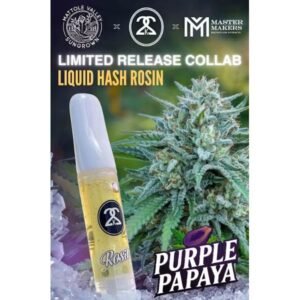PURPLE PAPAYA HASH ROSIN 1G CART D5